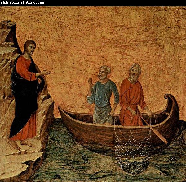 Duccio The Calling of the Apostles Peter and Andrew