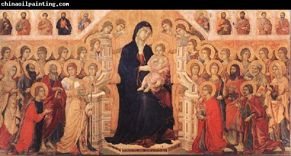 Duccio Maesta with Twenty Angels and Nineteen Saints.