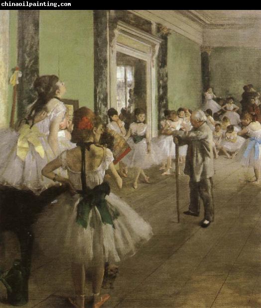 Edgar Degas the dance class