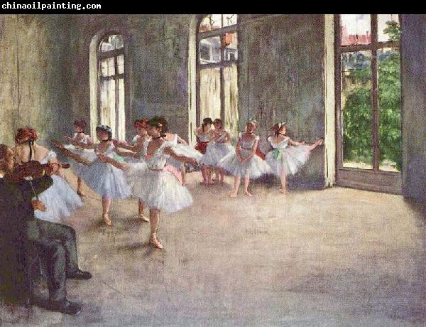 Edgar Degas Ballet Rehearsal