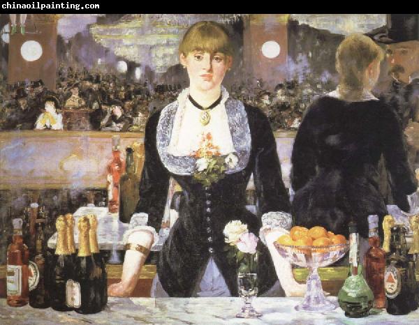 Edouard Manet a bar at the folies bergere