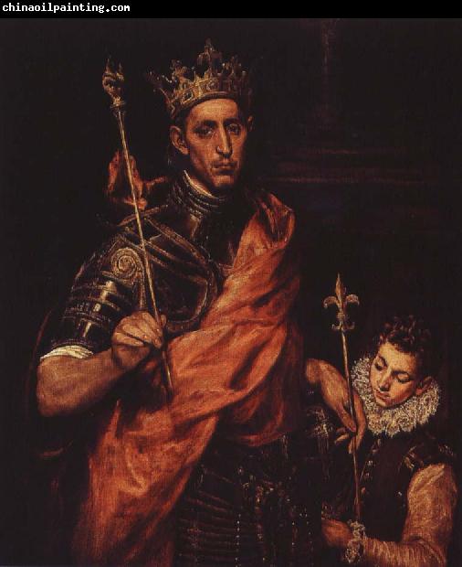 El Greco ludvig den helige av frankrike