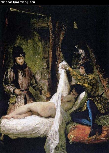 Eugene Delacroix Louis of Orleans Unveiling his Mistress,