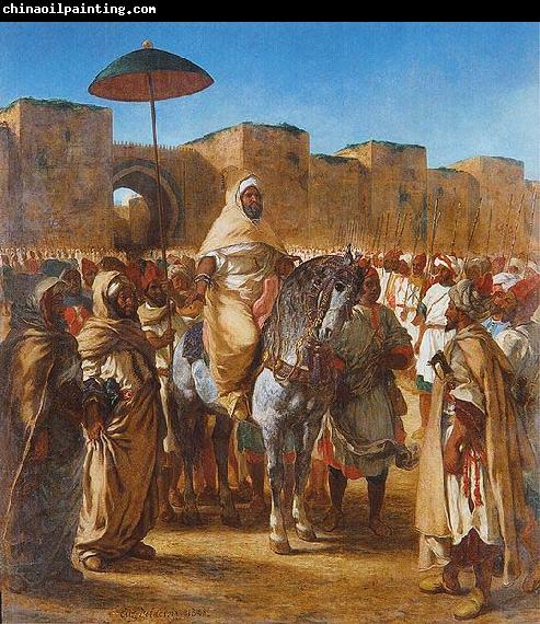 Eugene Delacroix Sultan of Morocco