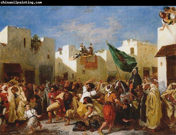 Eugene Delacroix Fanatics of Tangier