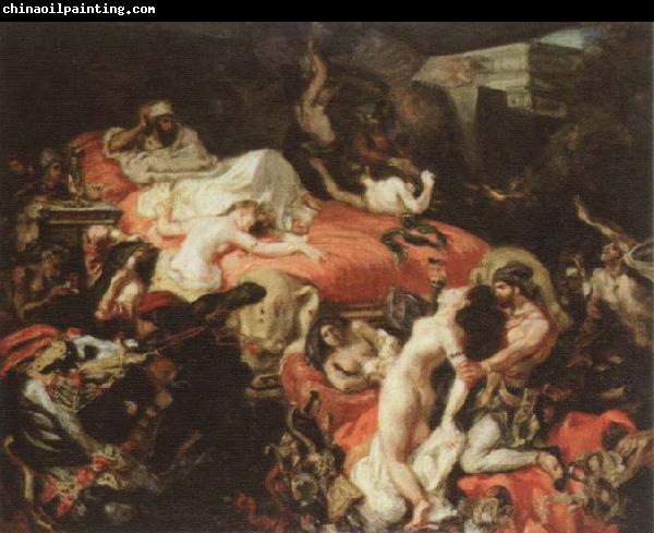 Eugene Delacroix the death of sardanapalus