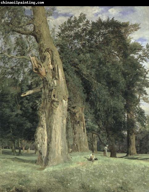 Ferdinand Georg Waldmuller old elms in prater