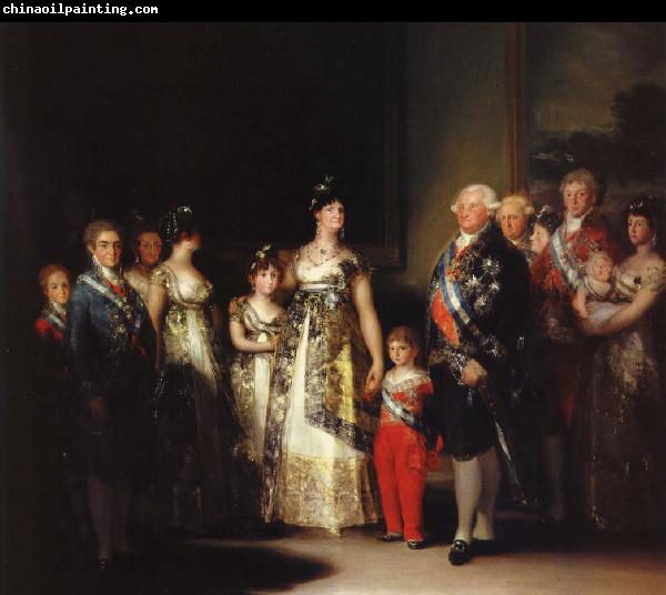 Francisco Goya karl iv med sin familj