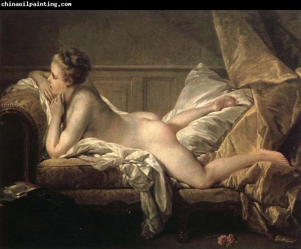 Francois Boucher reclining girl