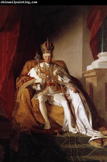 Friedrich von Amerling Portrait of Holy Roman emperor Francis II