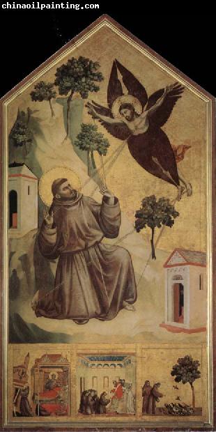 GIOTTO di Bondone Assisi Saint - Francois accept the stigma