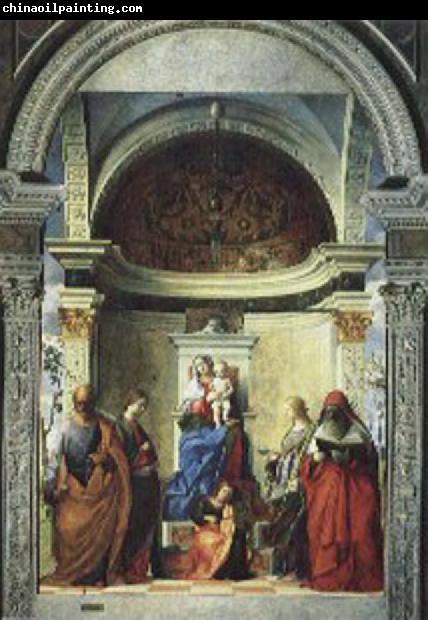 Gentile Bellini Zakaria St. altar painting