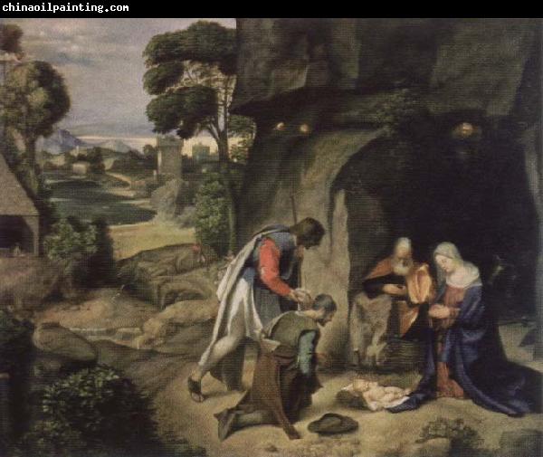 Giorgione adoration of the shepherds