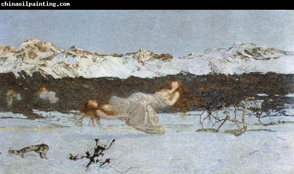 Giovanni Segantini the punishment of lust