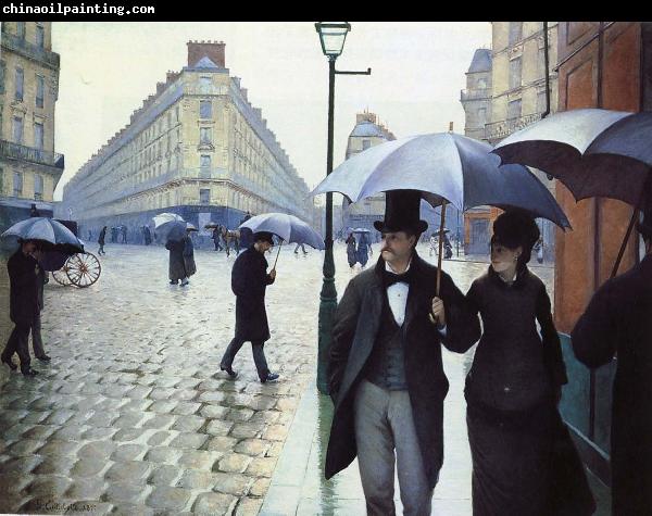 Gustave Caillebotte Paris, rain