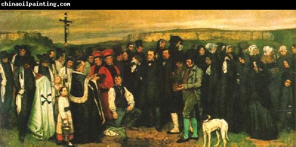 Gustave Courbet Gustave Courbet. A Burial at Ornans