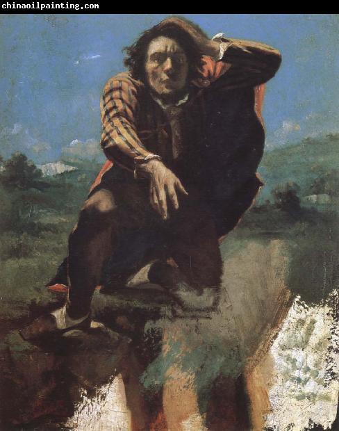 Gustave Courbet Desparing person