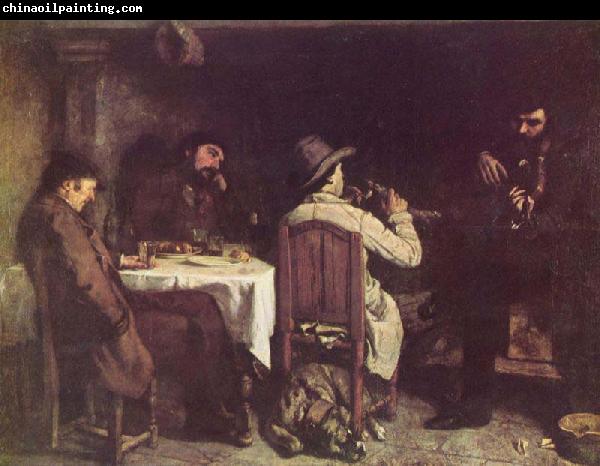 Gustave Courbet After Dinner at Ornans