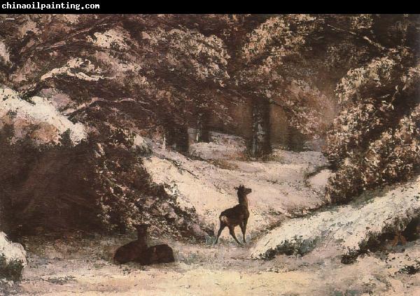 Gustave Courbet Deer