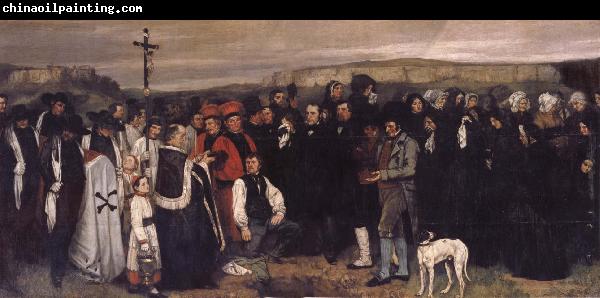 Gustave Courbet Burial at Ornans