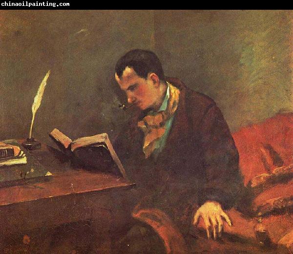 Gustave Courbet Portrait of Charles Baudelaire