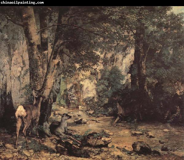 Gustave Courbet Deer