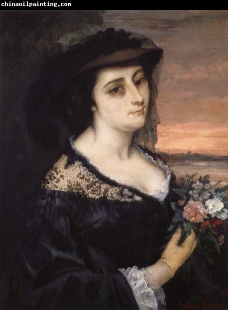 Gustave Courbet Portrait of Laure Borreau