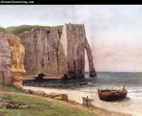 Gustave Courbet Cliff at Etretat