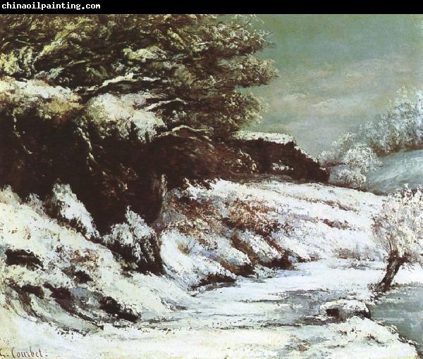 Gustave Courbet View of snow