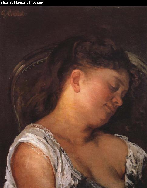 Gustave Courbet Sleeping woman