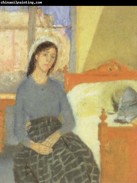 Gwen John the artist in her room in paris