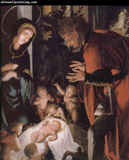 Hans Holbein The birth of Christ