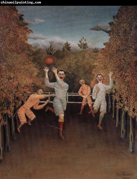 Henri Rousseau fotbollsspelarna