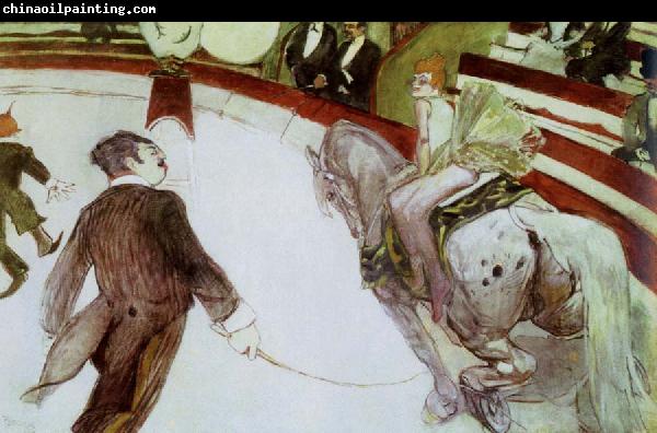 Henri de toulouse-lautrec at the cirque fernando the ringmaster