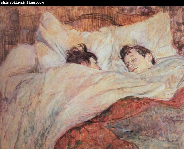 Henri de toulouse-lautrec the bed