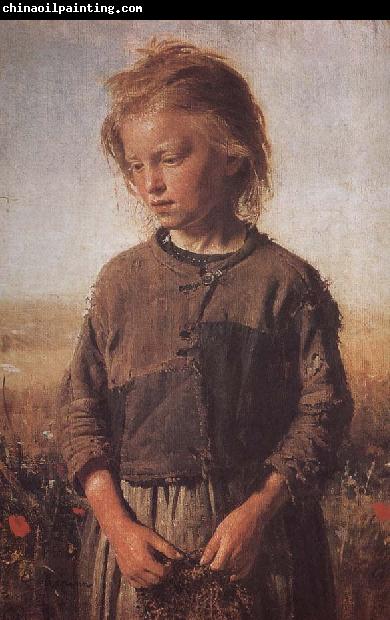 Ilia Efimovich Repin Poor little girl Uygur Li