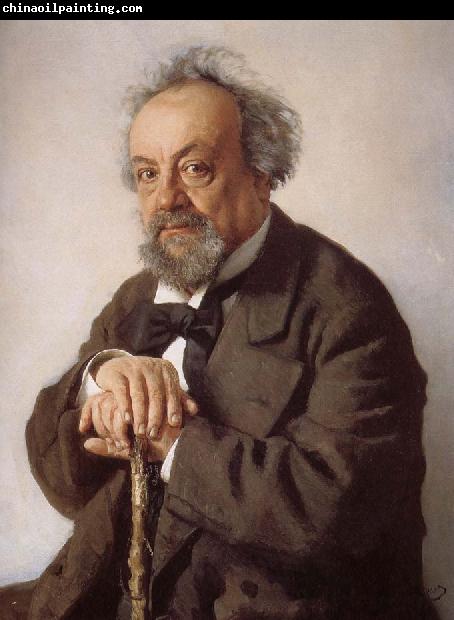 Ilia Efimovich Repin Peter Xie Rimsky portrait