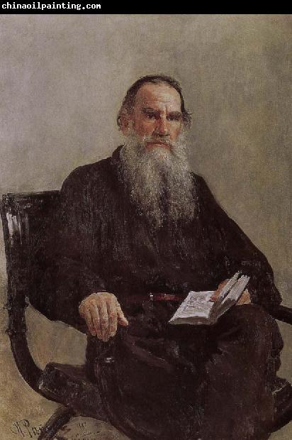 Ilia Efimovich Repin Tolstoy portrait