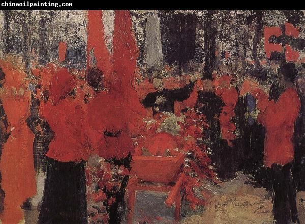 Ilia Efimovich Repin Red's funeral