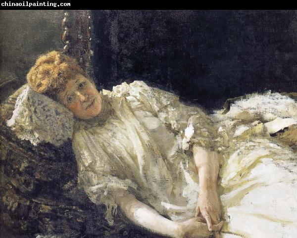 Ilia Efimovich Repin Al Jean portrait