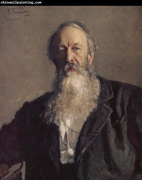 Ilia Efimovich Repin Stasov portrait