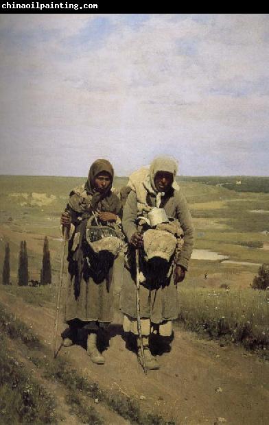 Ilia Efimovich Repin Wandering pilgrims