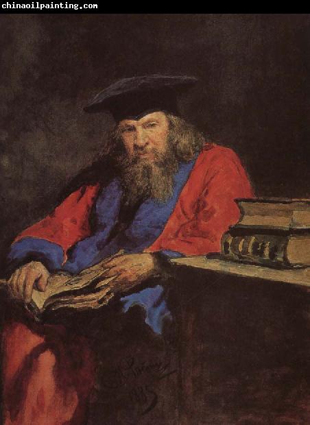 Ilia Efimovich Repin Mendeleev portrait