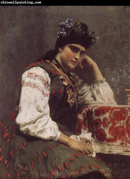 Ilia Efimovich Repin German Raga rice Luowa portrait