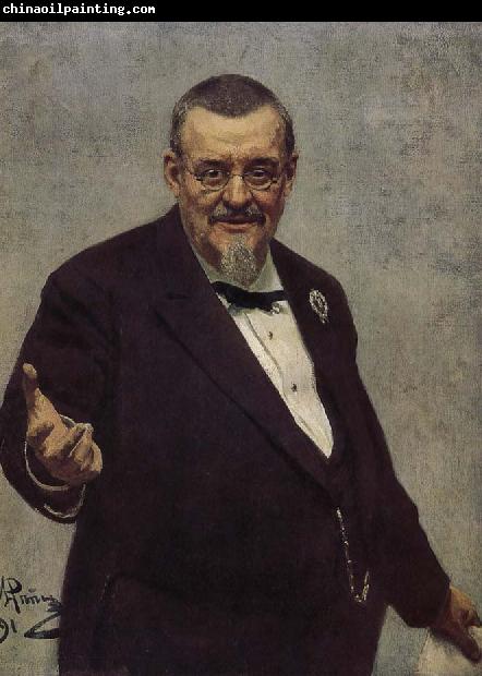 Ilia Efimovich Repin Si Pasuo Weiqi portrait