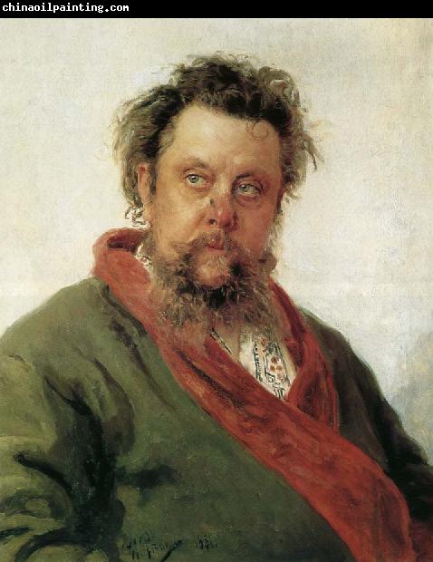 Ilya Repin Canadian composer portrait Mussorgsky