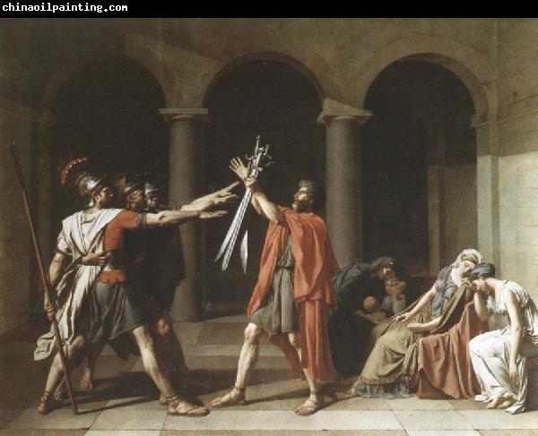 Jacques-Louis  David oath of the horatii