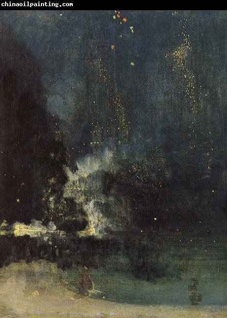 James Abbott Mcneill Whistler Nocturne in Black and Gold