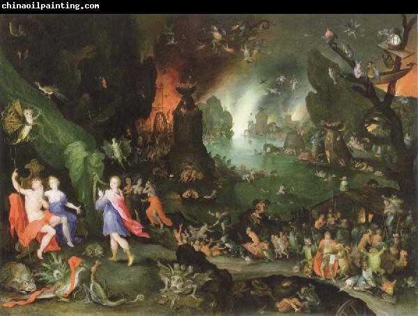 Jan Brueghel The Elder orpheus in the underworld