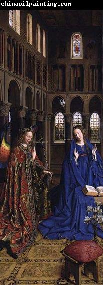 Jan Van Eyck Annunciation, National Gallery of Art.